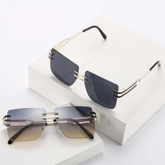 New Fashion Frameless Square Glasses – Trendy and Modern Eyewear