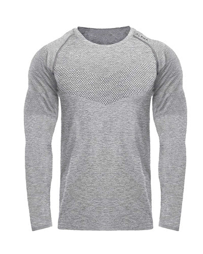 Men's Long Sleeve T-Shirts – Mesh, Breathable, Gym Fitness Sportswear