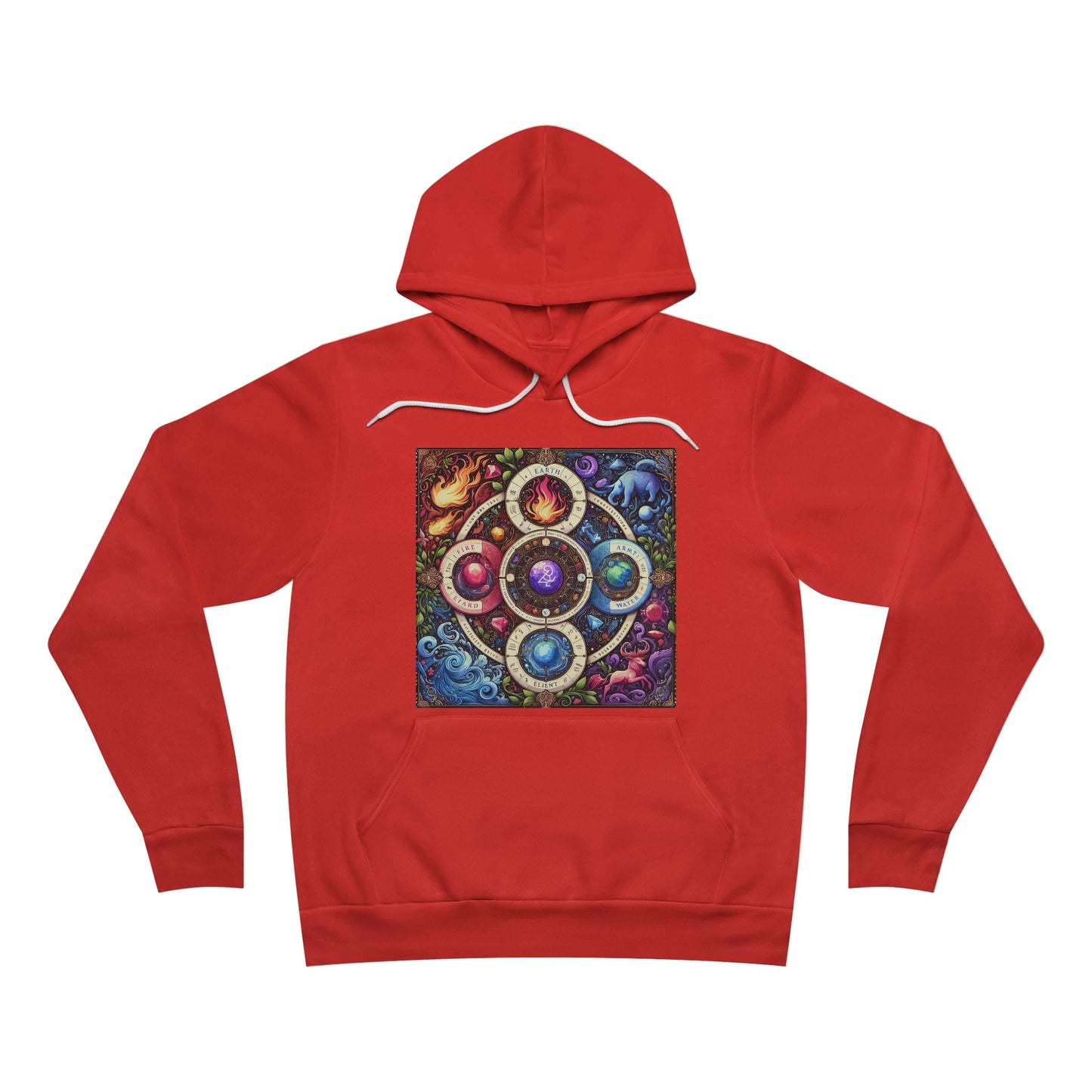 Zodiac Elements Pullover Hoodie - Find Your Balance & Harness Your Element