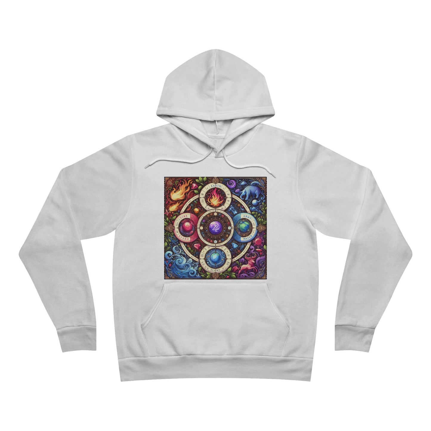 Zodiac Elements Pullover Hoodie - Find Your Balance & Harness Your Element