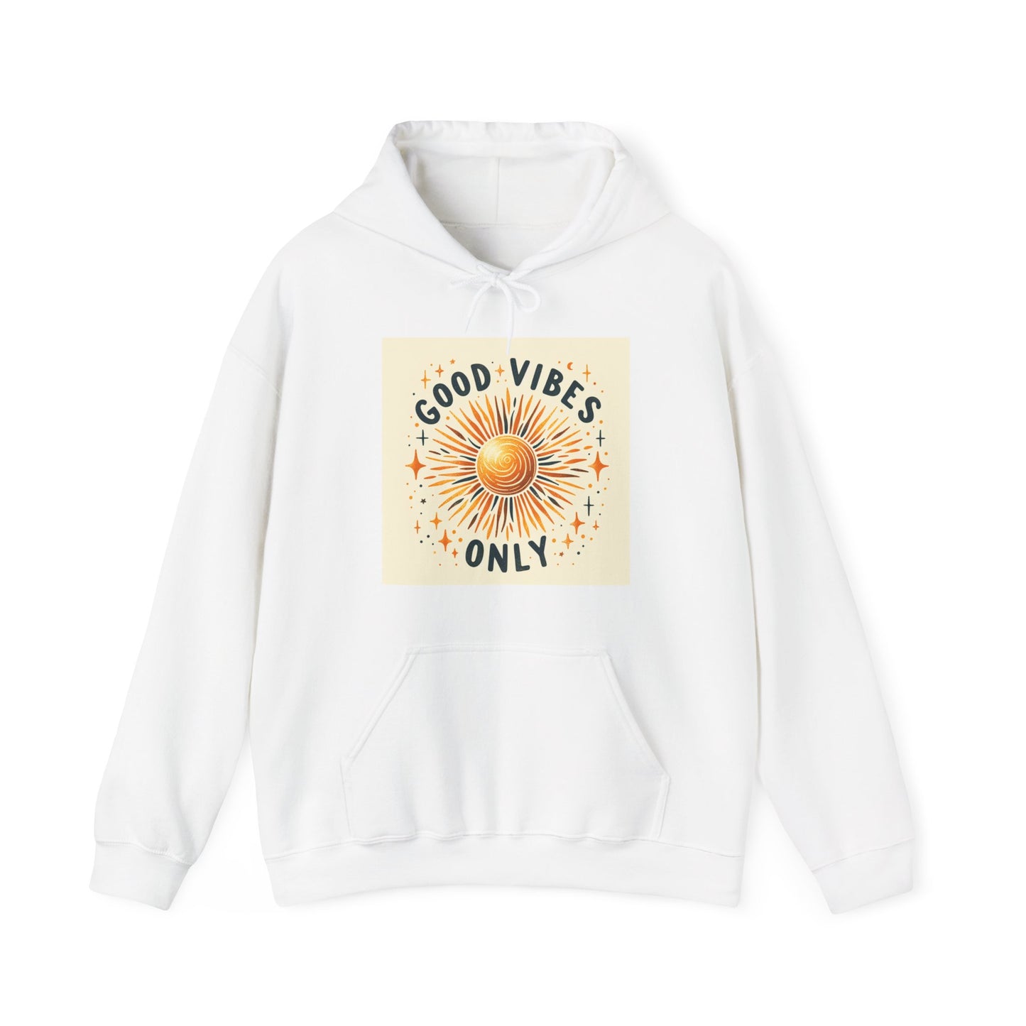 Sun Graphic Good Vibes Hoodie