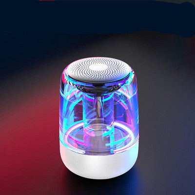 Portable Bluetooth Speaker with Bass, LED Lights & Radio