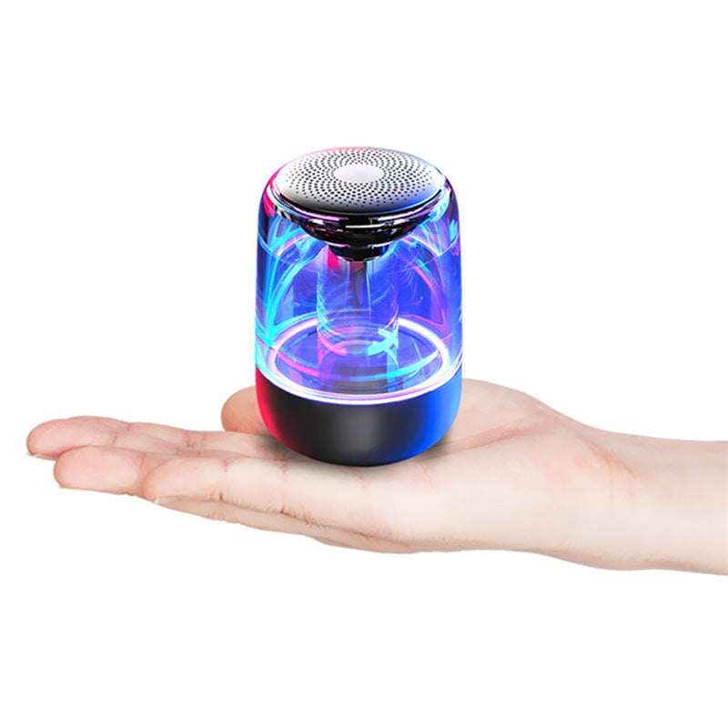 Portable Bluetooth Speaker with Bass, LED Lights & Radio