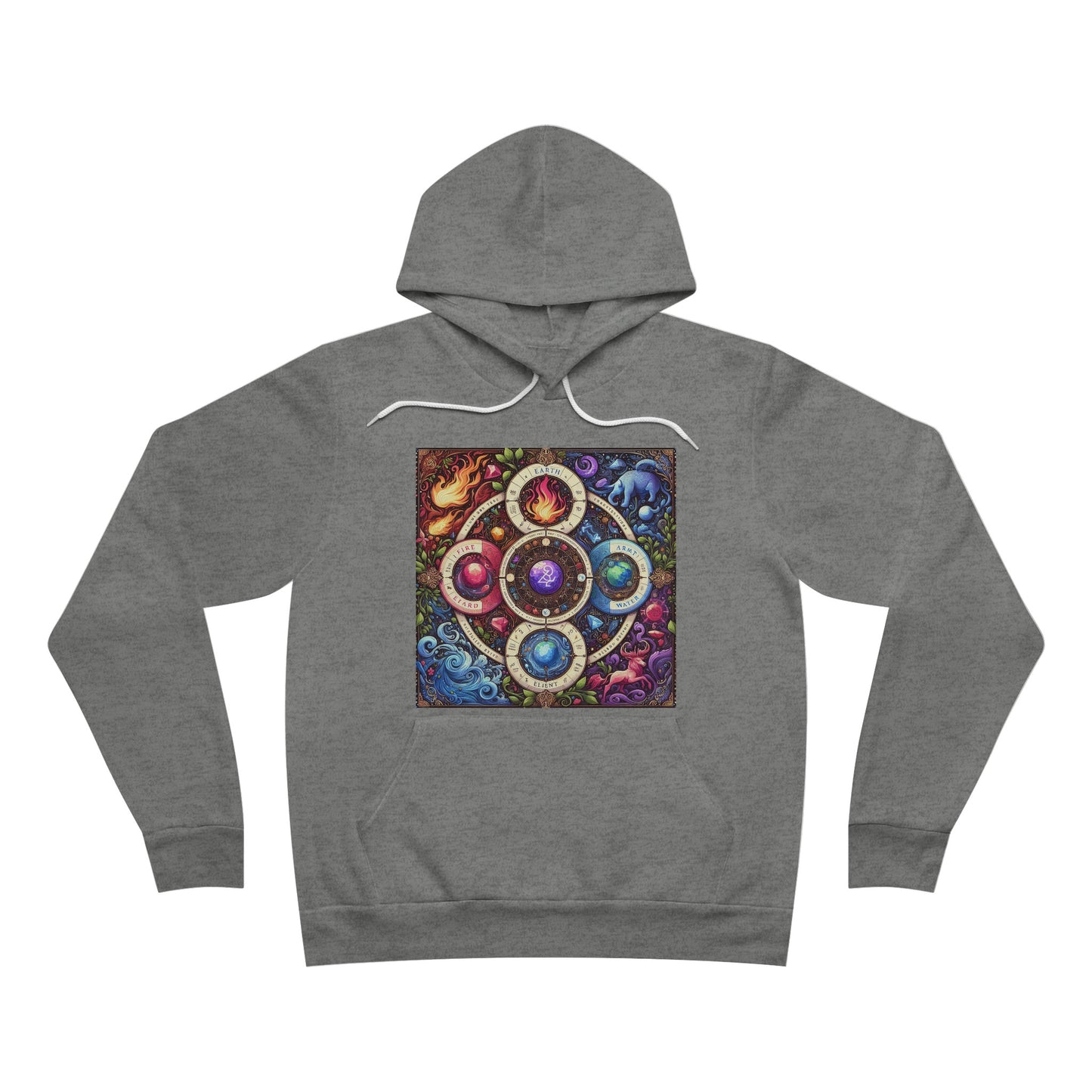 Zodiac Elements Pullover Hoodie - Find Your Balance & Harness Your Element