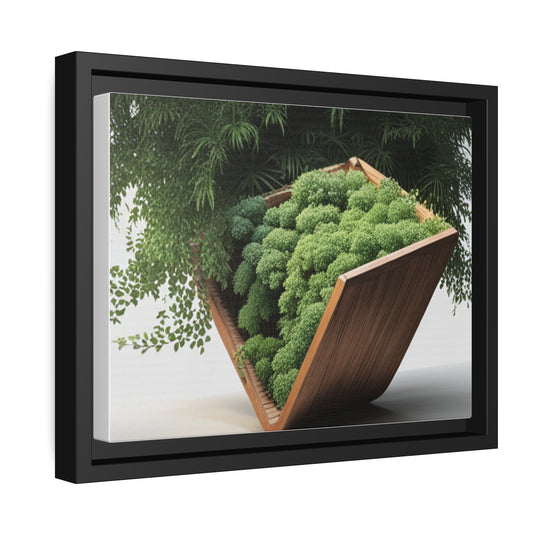 Matte Canvas, Black Frame