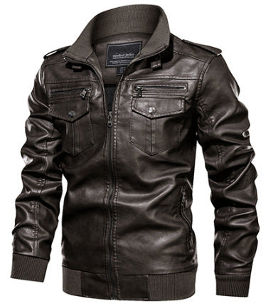 Washed Leather Jackets for Men | Casual & Sporty