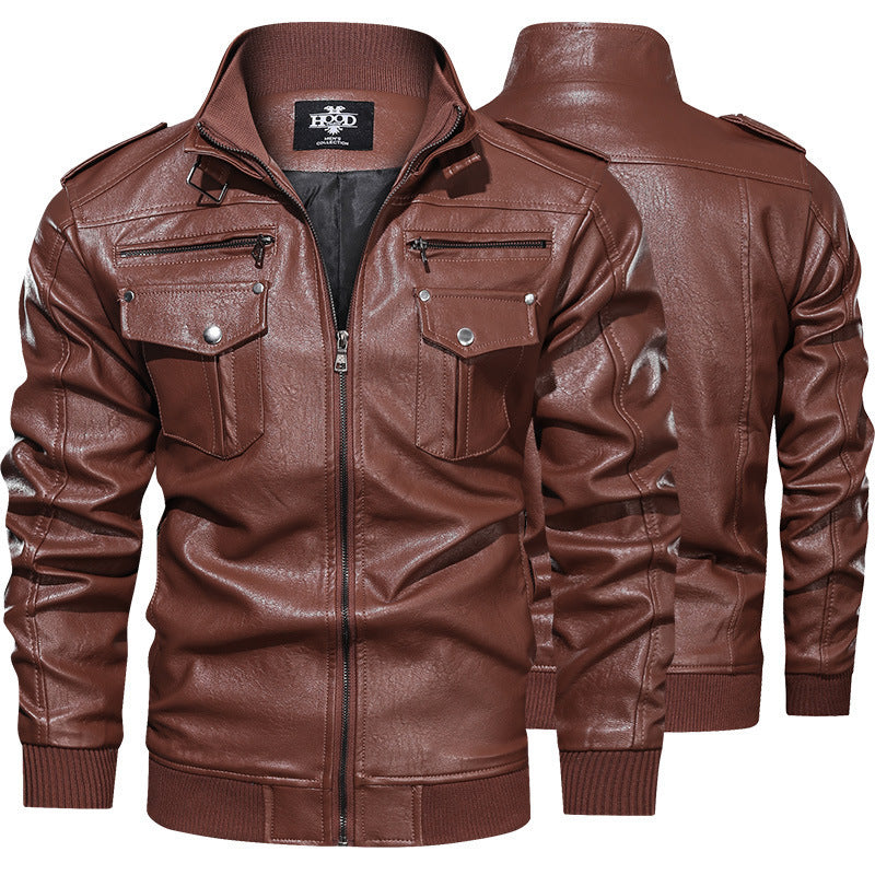 Washed Leather Jackets for Men | Casual & Sporty