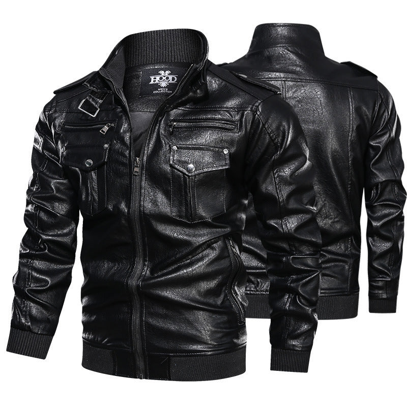 Washed Leather Jackets for Men | Casual & Sporty