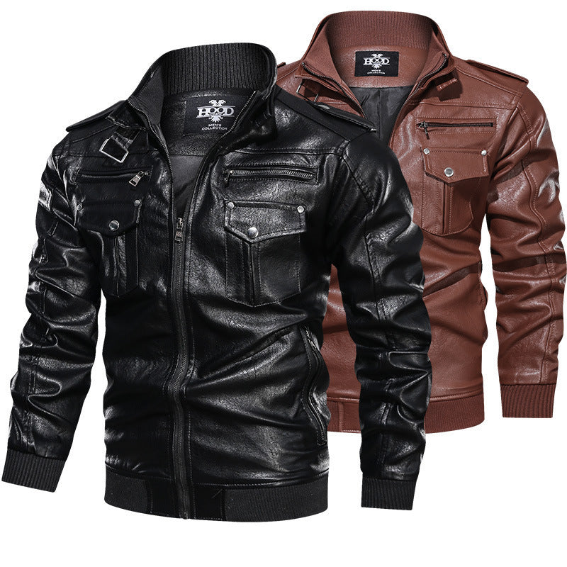 Washed Leather Jackets for Men | Casual & Sporty