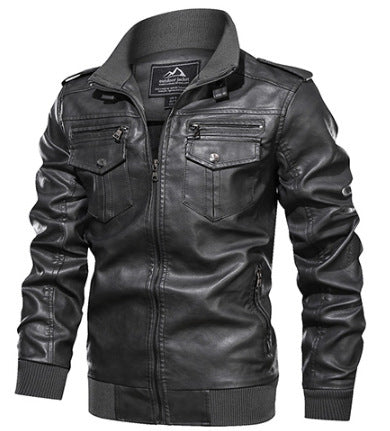 Washed Leather Jackets for Men | Casual & Sporty