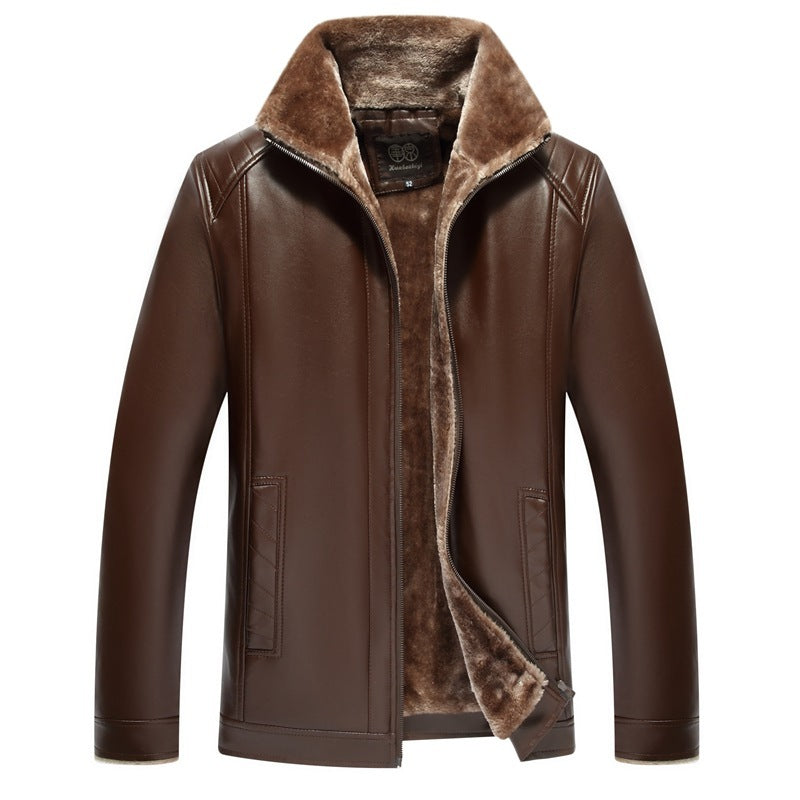 Men's Leather Jacket with Fur: A Timeless Classic