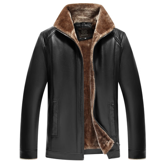 Men's Leather Jacket with Fur: A Timeless Classic