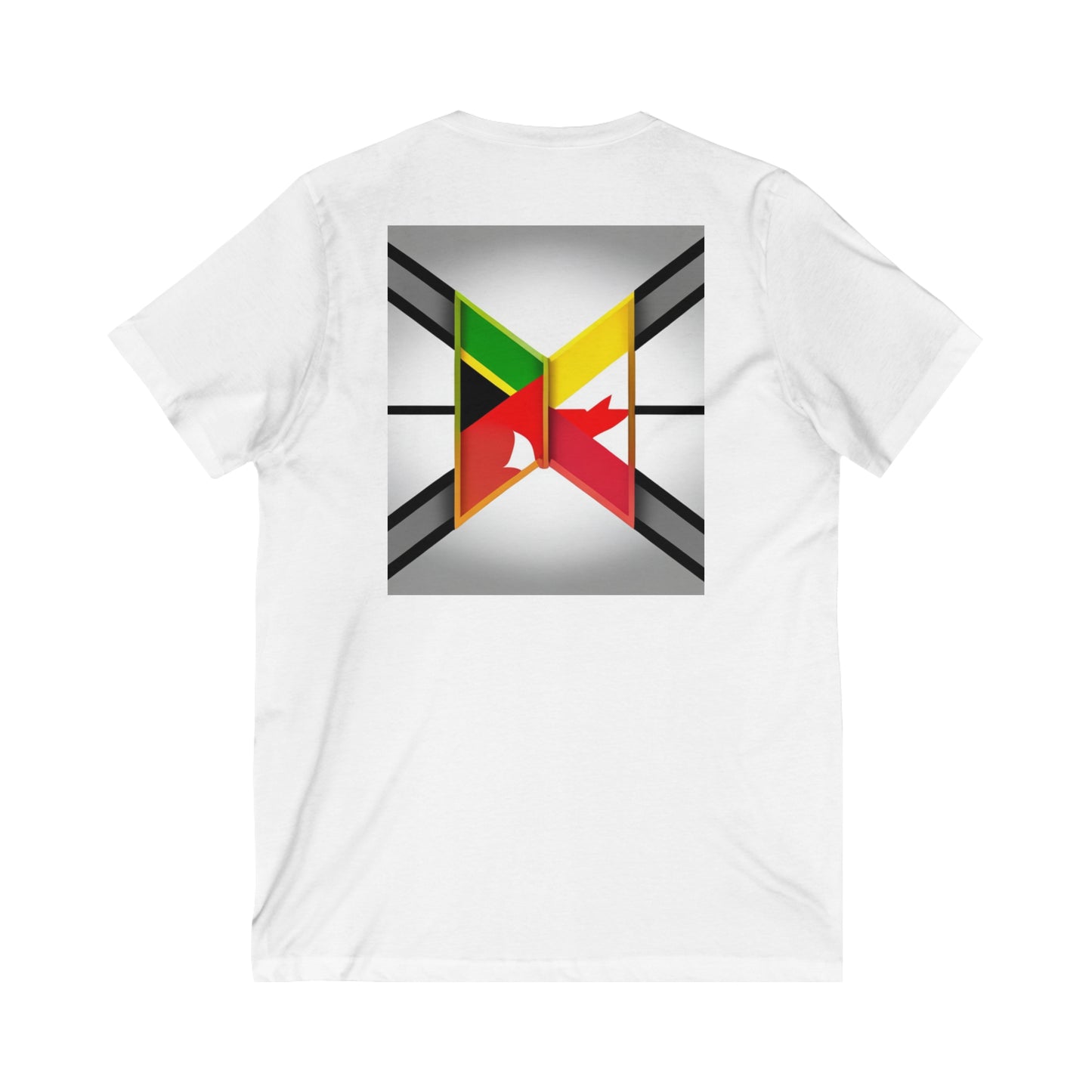 Bridging the Gap: Jamaican in Canada V-Neck Tee