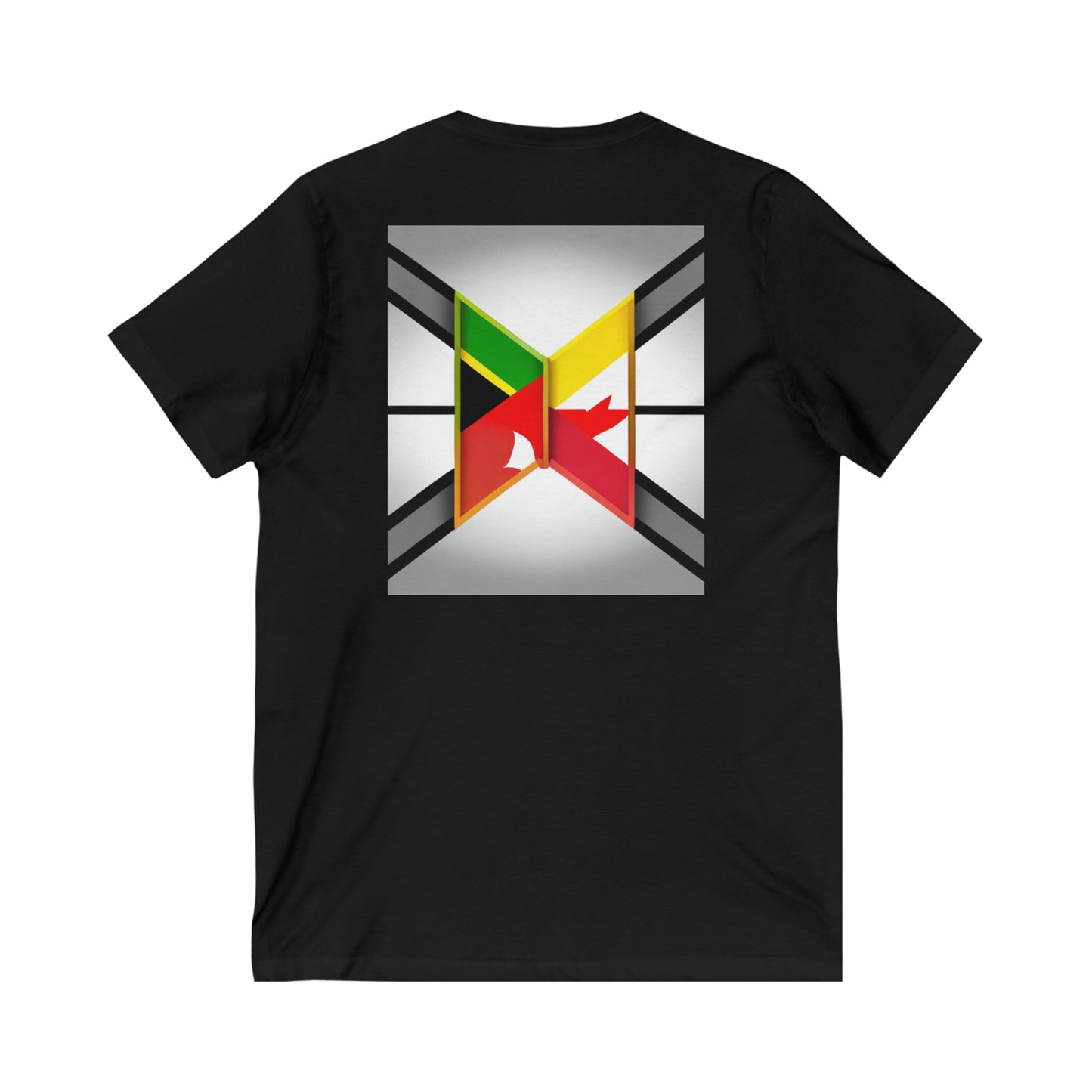 Bridging the Gap: Jamaican in Canada V-Neck Tee