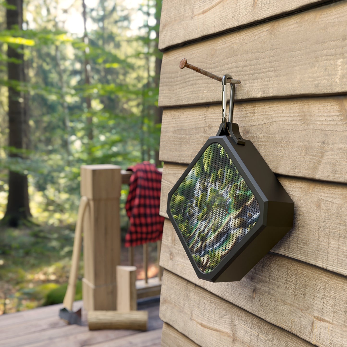 Outdoor Bluetooth Speaker - Duns River Fall Setting in Jamaica