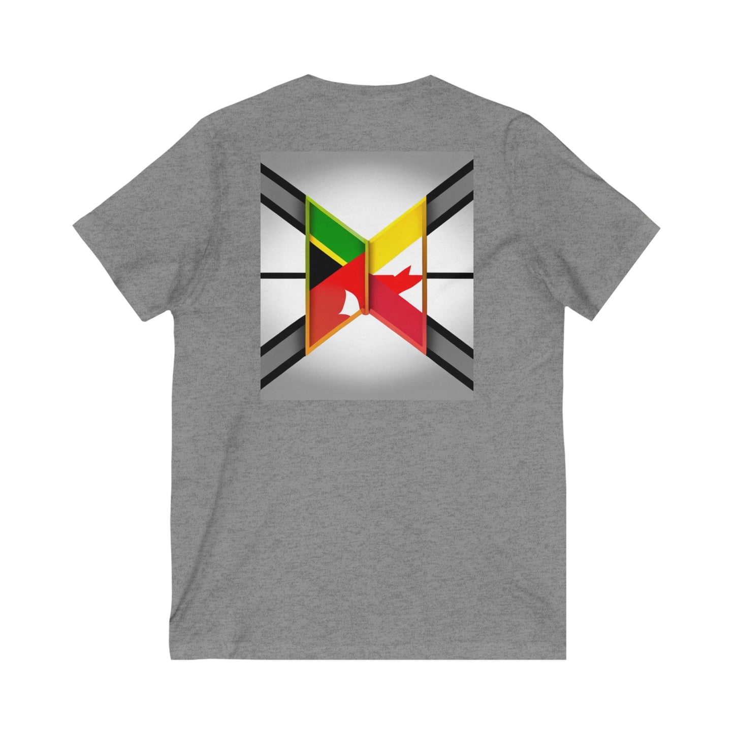 Bridging the Gap: Jamaican in Canada V-Neck Tee