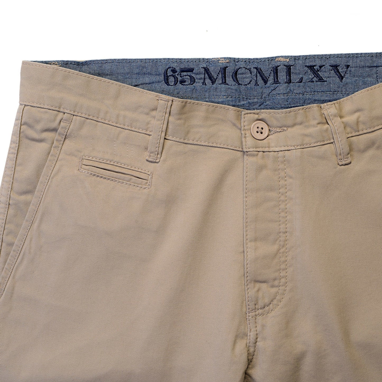 65 MCMLXV Men's Khaki Chino Pant - Tiasid