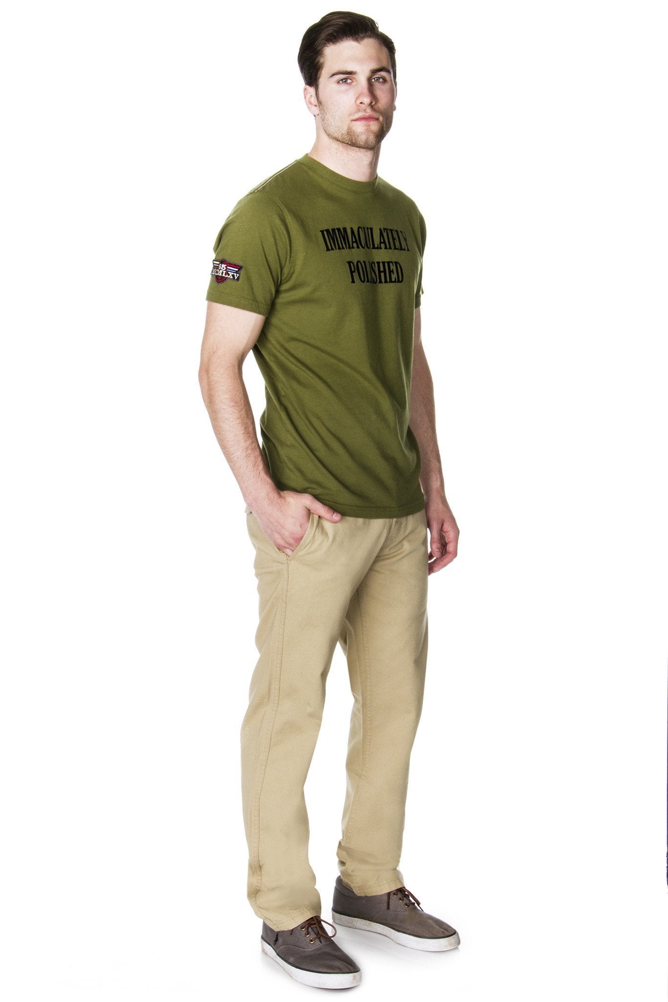 65 MCMLXV Men's Khaki Chino Pant - Tiasid