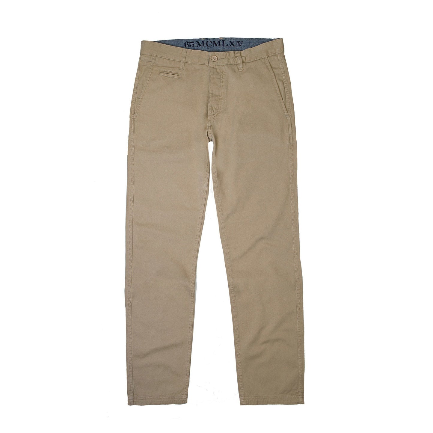 65 MCMLXV Men's Khaki Chino Pant - Tiasid