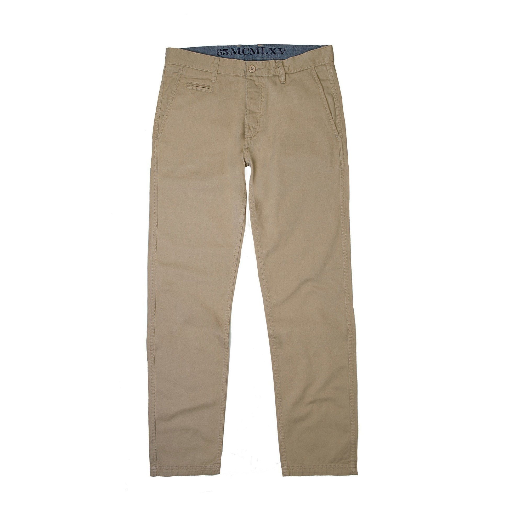 65 MCMLXV Men's Khaki Chino Pant - Tiasid