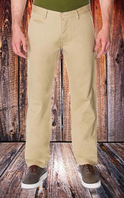 65 MCMLXV Men's Khaki Chino Pant - Tiasid