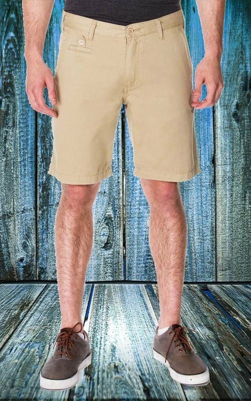 65 MCMLXV Men's Khaki Chino Short - Tiasid