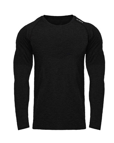 Men's Long Sleeve T-Shirts – Mesh, Breathable, Gym Fitness Sportswear