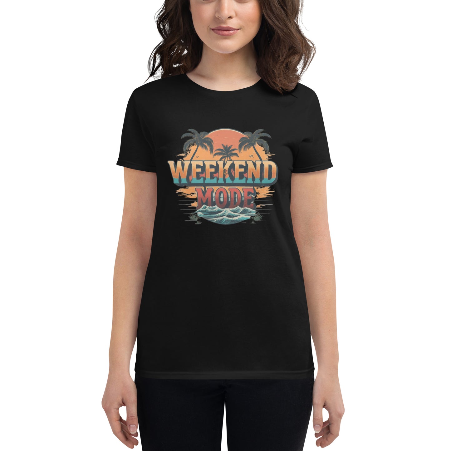 weekend mode travelling Women's short sleeve t-shirt