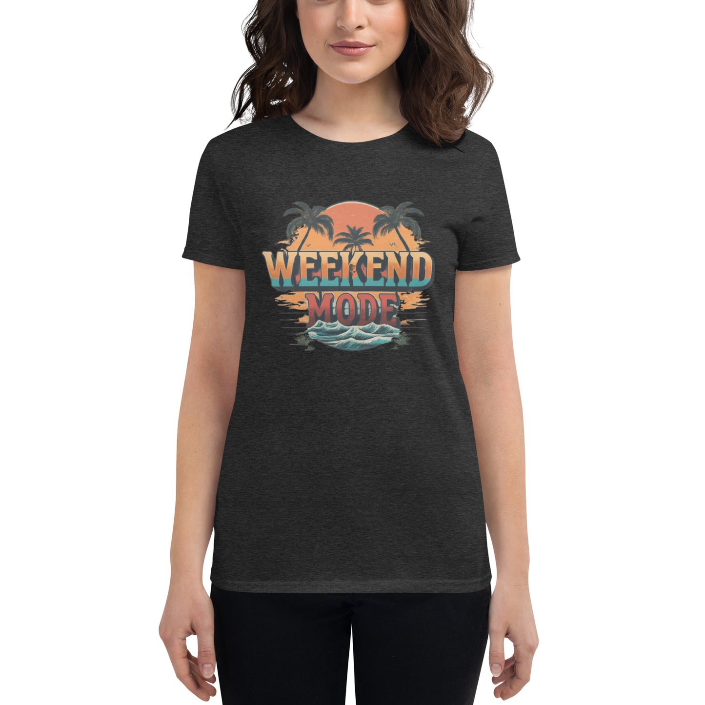 weekend mode travelling Women's short sleeve t-shirt