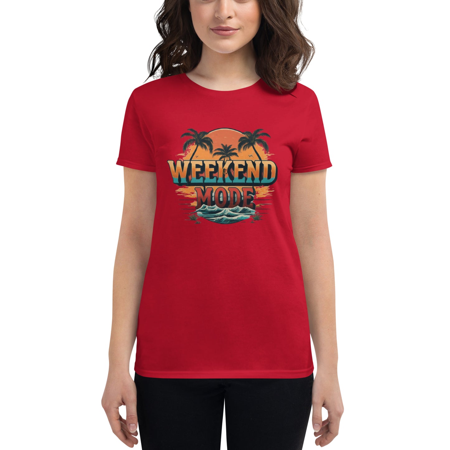 weekend mode travelling Women's short sleeve t-shirt